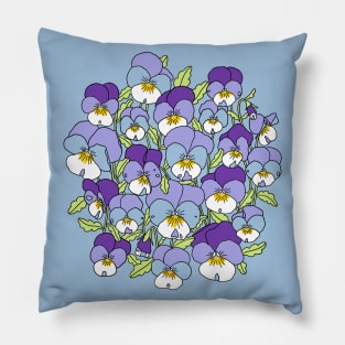 Pretty violets Pillow