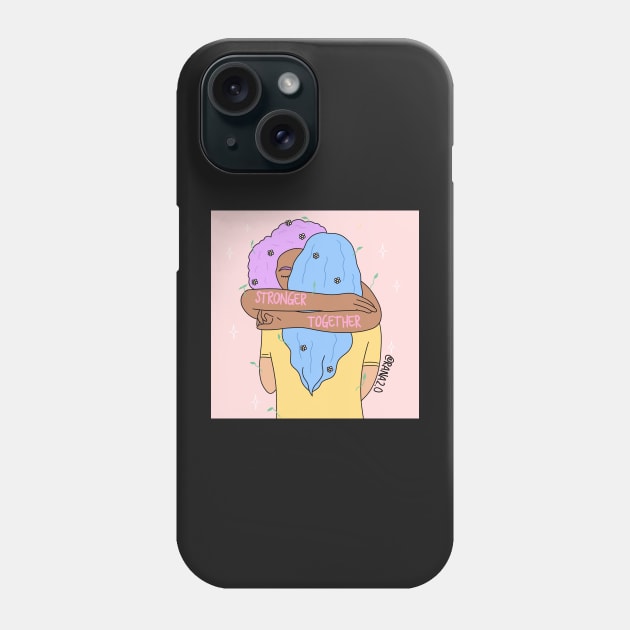 Stronger Together Phone Case by Ranaawadallah