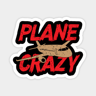 Plane Crazy Magnet