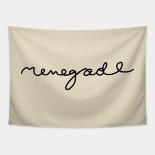 Taylor Swifts Renegade Text Tapestry