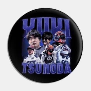 Yuki Tsunoda Collage Pin