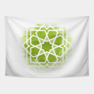 Arabesque in light green Tapestry