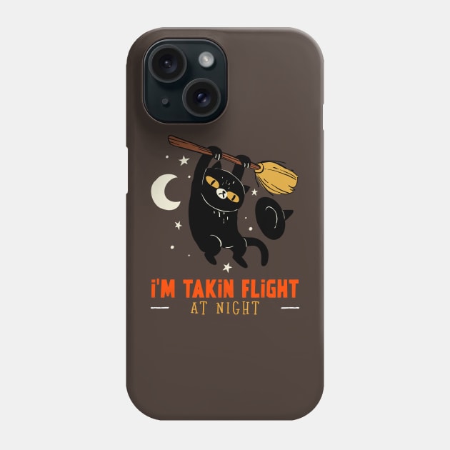 I'm Takin A Flight At Night Phone Case by DaShirtXpert