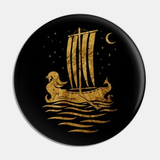 Phoenician Boats - Gold Edition Pin