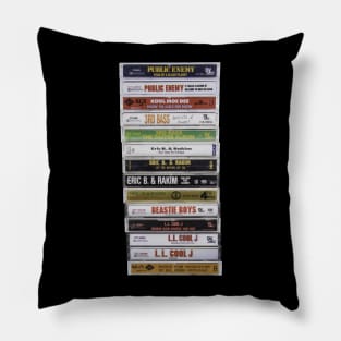 OG East Coast Hip Hop Tapes Pillow