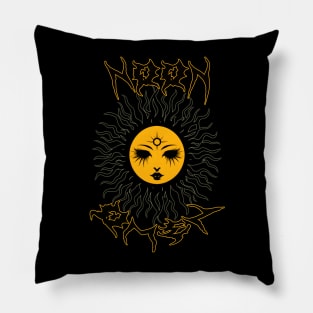 Noon Omen: Majestic Sun Pillow