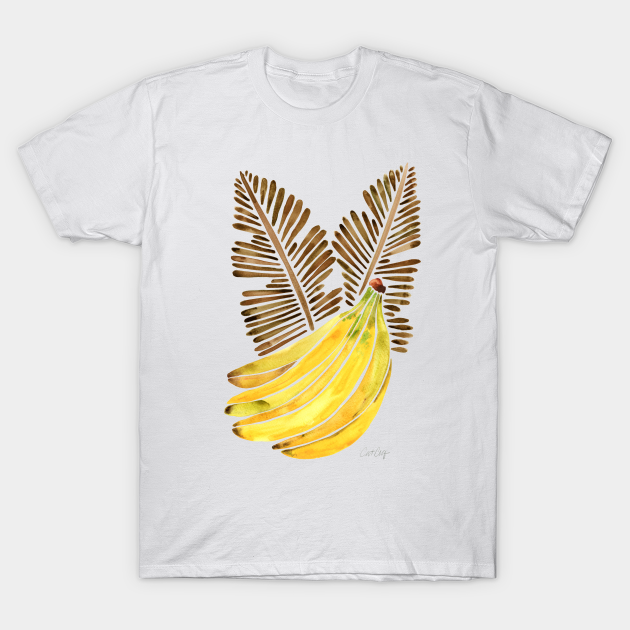 Discover Brown Bananas - Floral Design - T-Shirt