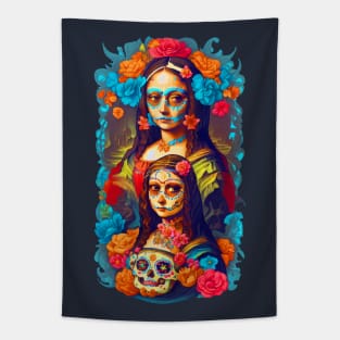 Sugar Skull Halloween Tapestry