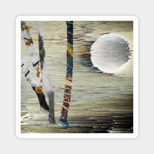 Abstract nature Magnet