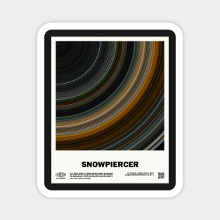 minimal_Snowpiercer Barcode Movie Magnet