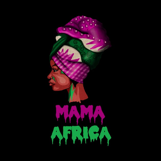 Mama Africa, Proud African Woman by dukito