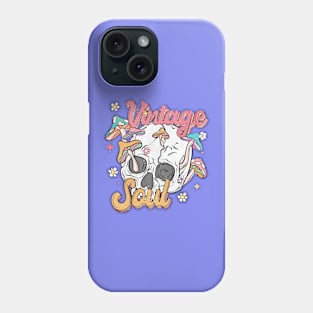 "Vintage Soul" Skull & Mushrooms Phone Case