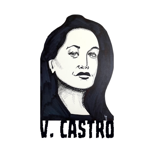 V. Castro Portrait by Luis Paredes Creates