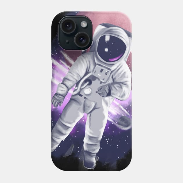 FOUND IN SPACE HANGING OUT FOR INTROVERTS Phone Case by 3nityONE