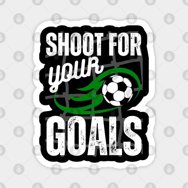 Shoot For Your Goals Magnet by jackofdreams22