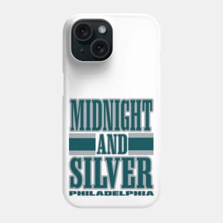 Philly LYFE Midnight Green and Silver Philadelphia True Football Colors! Phone Case