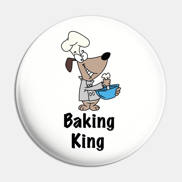 Baking King Pin by sportartbubble