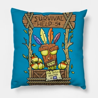 The Witch Doctor Is In Pillow