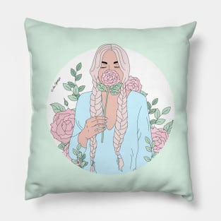 Stop And Smell The Roses Pillow