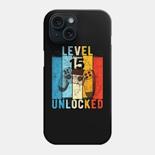 Level 15 Video 15 Year Old 15th Birthday Phone Case