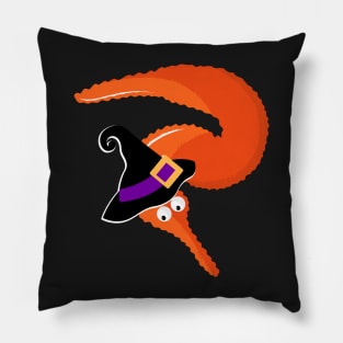 Halloween Worm on a string. Consciousness is an Illusion It's Worm Time Babey! Pillow