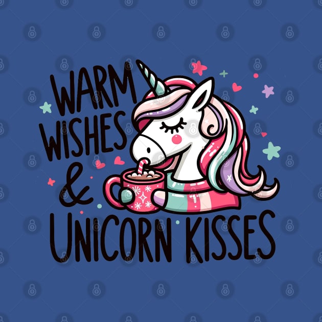 Warm Wishes & Unicorn Kisses - A Unicorn's Holiday Delight! by ninistreasuretrove