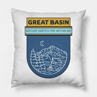 Great Basin National Parks Camping Hiking Outdoors Outdoorsman Pillow