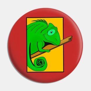 Adorable Chameleon Pin