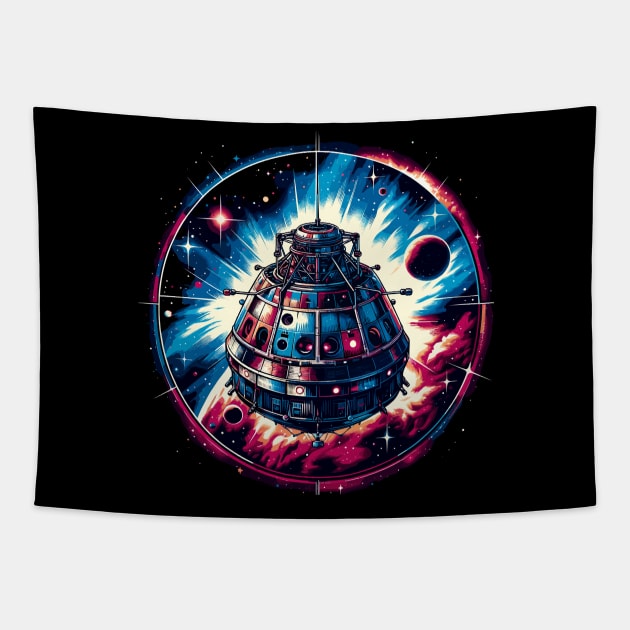 Vostok - Dawn of Human Spaceflight Tapestry by Graphic Wonders Emporium