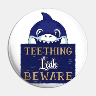 Leah - Funny Kids Shark - Personalized Gift Idea - Bambini Pin