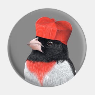 Rose-breasted grosbeak Pin