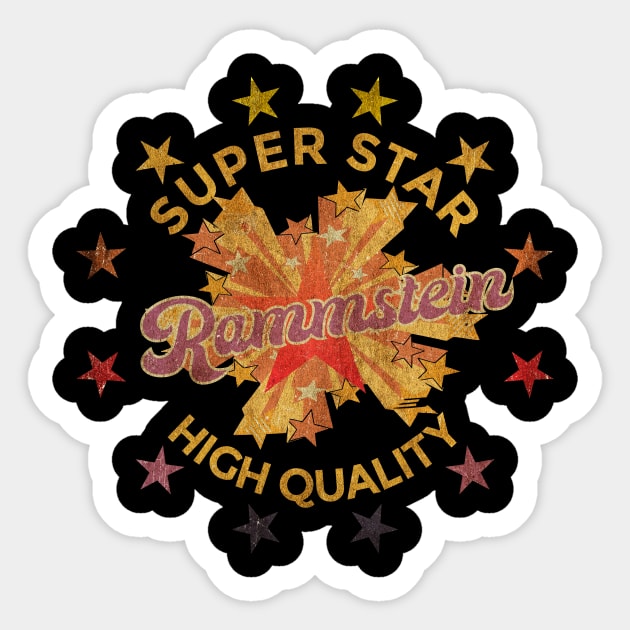 SUPER STAR - Rammstein - Rammstein - Sticker