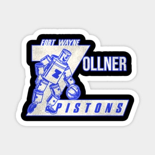 Fort Wayne Zollner Pistons Basketball Team Magnet