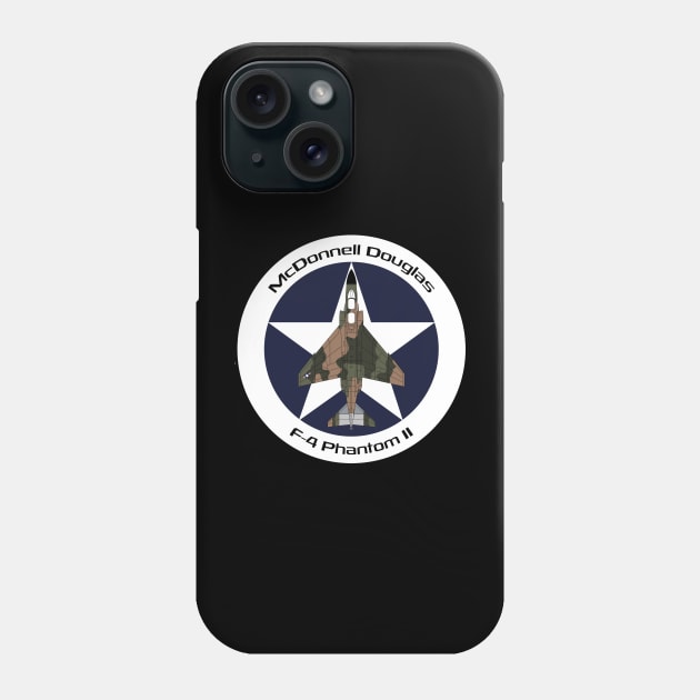 McDonnell Douglas F-4 Phantom II Phone Case by BearCaveDesigns