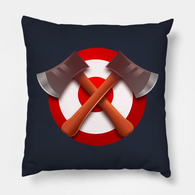 axes Pillow by SuaveOne