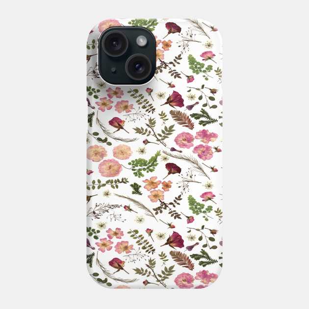 Antique Rose Garden Phone Case by My Petal Press