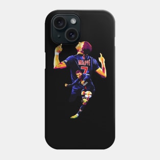 kylainmbappe wpap pop art Phone Case