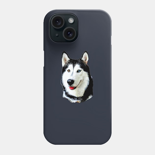 Siberian Husky Huskies are cute! Phone Case by ElegantCat