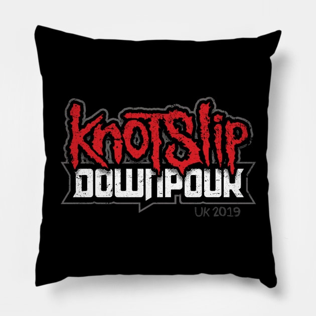 KnotSlip Downpour 19 Pillow by TrulyMadlyGeekly