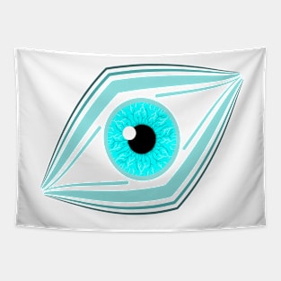 horror eyes fantastic and colorful graphic design ironpalette Tapestry