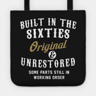 Built in the Sixties Original and Unrestored Tote