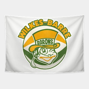 Defunct Wilkes-Barre Barons Basketball Team Tapestry