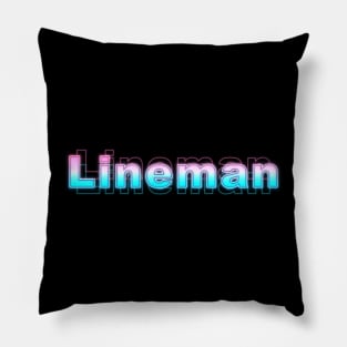 Lineman Pillow