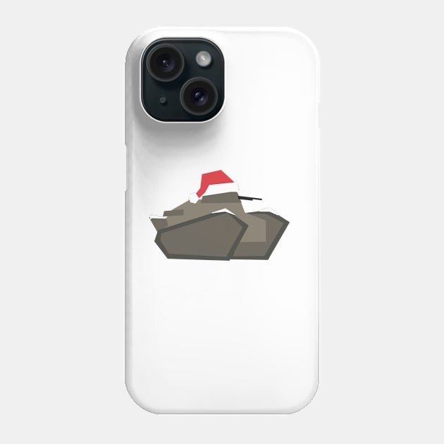 Renault FT Christmas Robin Tank Phone Case by Art Designs