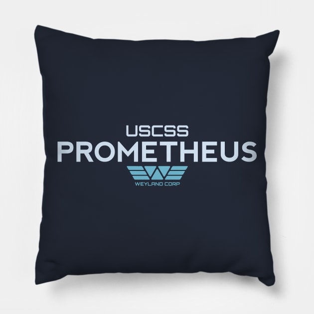 USCSS Prometheus - Crew Member Shirt Pillow by Artpunk101