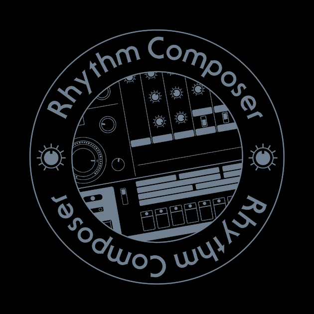 808 Drum Machine Graphic: Rhythm Composer by Atomic Malibu