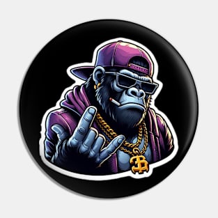 Gangsta Gorilla Pin