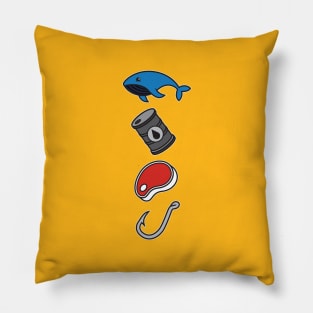 Whale Oil Beef Hooked Pillow