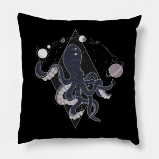 Octopus Galaxy Pillow