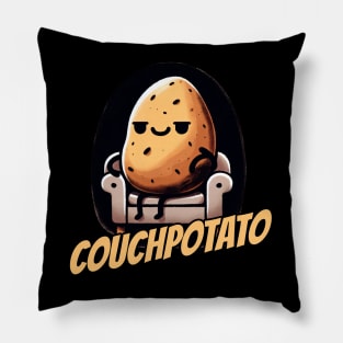 Couch Potato Lazy Day Design Pillow